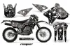 Kawasaki KLX400 Dirt Bike Graphic Kit - 2000-2016 Reaper Silver