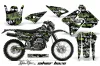 Kawasaki KLX400 Dirt Bike Graphic Kit - 2000-2016 Silver Star - Silverhaze Green