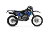 Kawasaki KLX400 Dirt Bike Graphic Kit - 2000-2016 Tribal Flames Blue