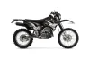 Kawasaki KLX400 Dirt Bike Graphic Kit - 2000-2016 Tribal Flames Silver