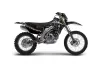Kawasaki KLX450 Enduro Dirt Bike Graphic Kit - 2008-2022 Reaper Black