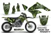 Kawasaki KLX450 Enduro Dirt Bike Graphic Kit - 2008-2022 Skulls and Hammers Green