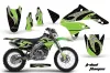 Kawasaki KLX450 Enduro Dirt Bike Graphic Kit - 2008-2022 Tribal Flames Green