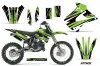 Kawasaki KX100 Dirt Bike Graphic Kit - 2001-2013 Attack Green