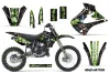 Kawasaki KX100 Dirt Bike Graphic Kit - 2001-2013 Mad Hatter Green