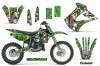 Kawasaki KX100 Dirt Bike Graphic Kit - 2001-2013 Tsunami Green