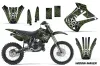 Kawasaki KX100 Dirt Bike Graphic Kit - 2001-2013 Widow Maker Green