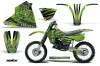 Kawasaki KX125 Dirt Bike Graphic Kit - 1983-1985 Nuke Green