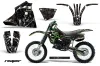 Kawasaki KX125 Dirt Bike Graphic Kit - 1983-1985 Reaper Black