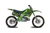 Kawasaki KX125 Dirt Bike Graphic Kit - 1990-1991 NorthStar Green