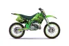 Kawasaki KX125 Dirt Bike Graphic Kit - 1992-1993 Diamond Flame Green
