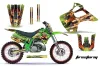 Kawasaki KX125 Dirt Bike Graphic Kit - 1992-1993 Firestorm Green