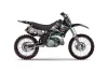 Kawasaki KX125 Dirt Bike Graphic Kit - 1992-1993 Mad Hatter Black
