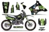 Kawasaki KX125 Dirt Bike Graphic Kit - 1994-1998 Mad Hatter Black