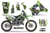Kawasaki KX125 Dirt Bike Graphic Kit - 1994-1998 Mad Hatter Green