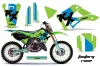 Kawasaki KX125 Dirt Bike Graphic Kit - 1999-2002 Factory Race Green