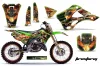 Kawasaki KX125 Dirt Bike Graphic Kit - 1999-2002 Firestorm Green