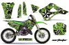 Kawasaki KX125 Dirt Bike Graphic Kit - 1999-2002 NorthStar Green