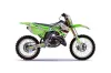 Kawasaki KX125 Dirt Bike Graphic Kit - 1999-2002 P40 Warhawk Green