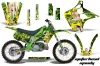 Kawasaki KX250 Dirt Bike Graphic Kit - 1990-1991 Motorhead Mandy Green