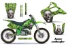Kawasaki KX250 Dirt Bike Graphic Kit - 1992-1993 Bone Collector Green