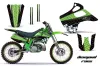 Kawasaki KX250 Dirt Bike Graphic Kit - 1992-1993 Diamond Race Green