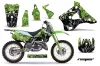 Kawasaki KX250 Dirt Bike Graphic Kit - 1994-1998 Reaper Green