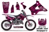 Kawasaki KX250 Dirt Bike Graphic Kit - 1994-1998 Skulls and Hammers Pink