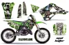Kawasaki KX250 Dirt Bike Graphic Kit - 1999-2002 Mad Hatter Green