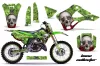 Kawasaki KX250 Dirt Bike Graphic Kit - 1999-2002 Reaper Green