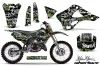 Kawasaki KX250 Dirt Bike Graphic Kit - 1999-2002 Silver Star - Silverhaze Green