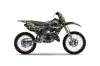 Kawasaki KX250 Dirt Bike Graphic Kit - 1999-2002 Silver Star - Silverhaze Green