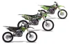 Kawasaki KX250F Dirt Bike Custom Graphic Kit - 2004-2005