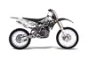 Kawasaki KX250F Dirt Bike Graphic Kit - 2004-2005 Reaper White