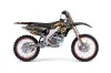 Kawasaki KX250F Dirt Bike Graphic Kit - 2006-2008 Firestorm Black