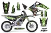 Kawasaki KX250F Dirt Bike Graphic Kit - 2006-2008 Mad Hatter Black