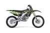 Kawasaki KX250F Dirt Bike Graphic Kit - 2006-2008 Mad Hatter Black