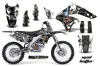 Kawasaki KX250F Dirt Bike Graphic Kit - 2006-2008 Mad Hatter White