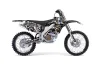 Kawasaki KX250F Dirt Bike Graphic Kit - 2006-2008 Mad Hatter White