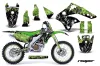 Kawasaki KX250F Dirt Bike Graphic Kit - 2006-2008 Reaper Green