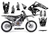 Kawasaki KX250F Dirt Bike Graphic Kit - 2006-2008 Reaper Silver