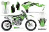 Kawasaki KX250F Dirt Bike Graphic Kit - 2017-2018 Carbon X Green