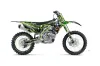 Kawasaki KX250F Dirt Bike Graphic Kit - 2017-2018 Mad Hatter Green