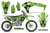 Kawasaki KX250F Dirt Bike Graphic Kit - 2017-2018 Meltdown Green