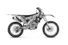 Kawasaki KX250F Dirt Bike Graphic Kit - 2017-2018 Meltdown White