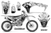 Kawasaki KX250F Dirt Bike Graphic Kit - 2017-2018 Reaper White