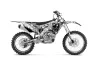 Kawasaki KX250F Dirt Bike Graphic Kit - 2017-2018 Reaper White