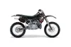 Kawasaki KX500 Dirt Bike Graphic Kit - 1988-2004 Bone Collector Black
