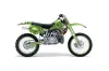 Kawasaki KX500 Dirt Bike Graphic Kit - 1988-2004 Bone Collector Green