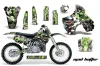 Kawasaki KX500 Dirt Bike Graphic Kit - 1988-2004 Mad Hatter Silver
